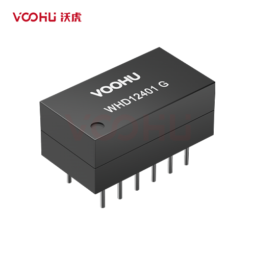 WHD12401G 单口 DIP 百兆 PIN12 non-PoE 以太网变压器