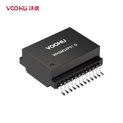 WHSM24P01G 单口 SMD 10G PIN24 non-PoE 以太网变压器