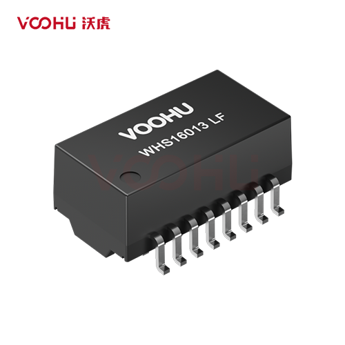 WHS16013LF 单口 SMD 百兆 PIN16 non-PoE 以太网变压器