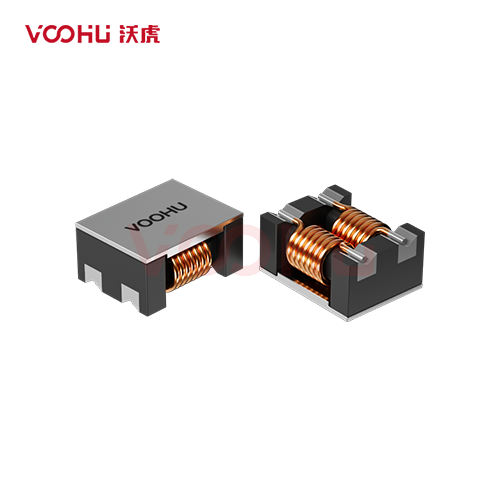 WHACM09A50R601 尺寸9.0±0.5*7.0±0.5*4.8 直流电阻 8mΩ 额定直流电流 5.5A 共模扼流圈