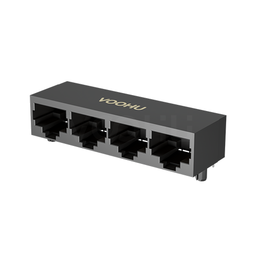 SYT56211418IWD1DY1006   1*4  开口朝下  56无灯全塑 RJ45