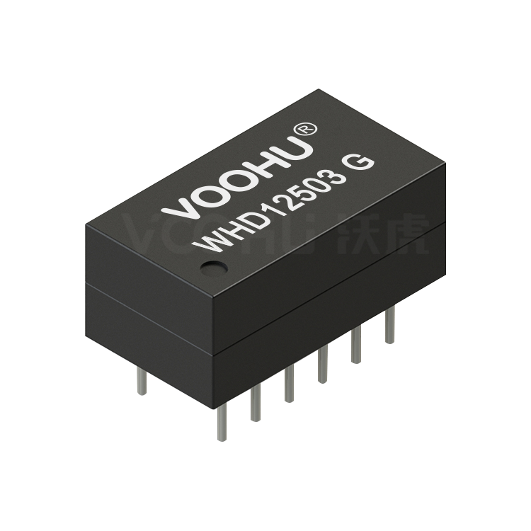 WHD12503G 单口 DIP 百兆 PIN12 non-PoE 以太网变压器