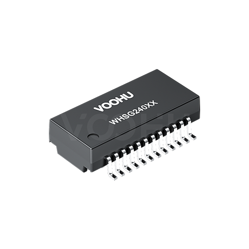 WHSG24002GM 单口 SMD 千兆 PIN24 non-PoE 以太网变压器