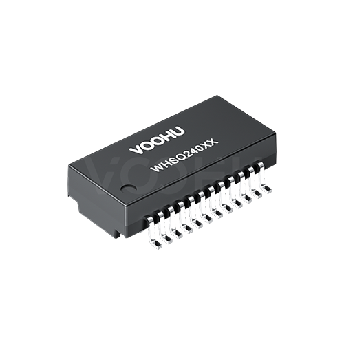 WHSQ24015-1PG 单口 SMD 2.5G/5G  PIN24 PoE+ 以太网变压器