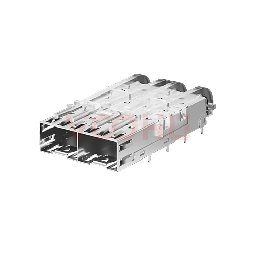 WHSFP00712W008 SFP 1 &times; 2 5G Cage Press-Fit  光纤笼子