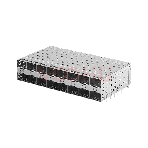 WHSFP06228F016 SFP 2&times;8 5G Cage+Connector SFP镀金厚度30U 镀镍 30U 光纤笼子