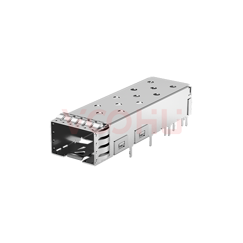 WH81-111-Y0013-1  SFP+ 1&times;1 10G  焊接 Cage 光纤笼子