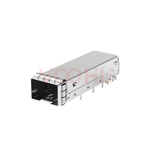 WHSFP30211W021 SFP28 1*1 镀镍30U" 25G 散热孔 Cage 光纤笼子