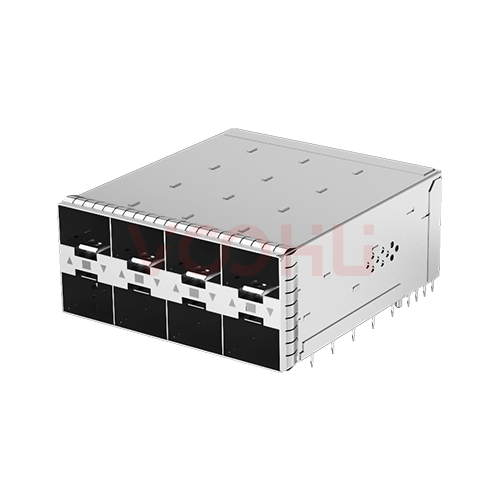 WHSFP32524F002 SFP28 2&times;4 25G Cage+Connectors 光纤笼子