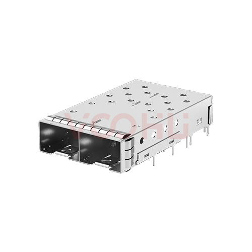 WHSFP10812W003 1X2 焊接式 SFP+ 光纤笼子