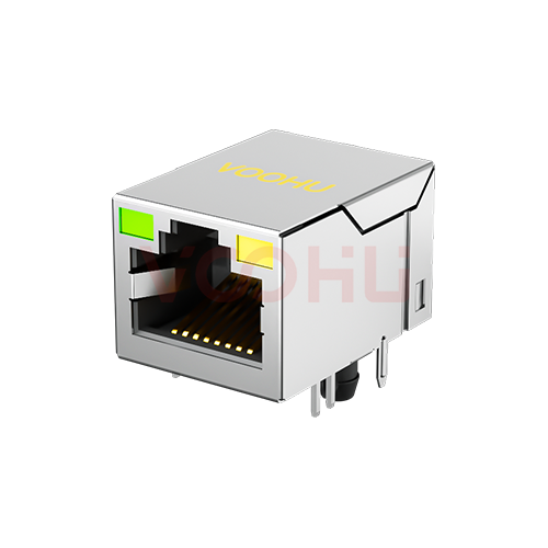SYT211B002CD2A4DB TAB-UP 1X1 100BASE LED (左绿右黄)  RJ45连接器
