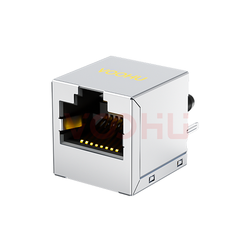 SYT511Q070GWA8D 180&deg;立式  1*1 开口朝上 无LED 1000BASE DIP  RJ45