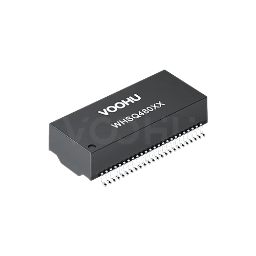 WHSQ48002P1 双口 SMD 2.5G/5G  PIN48 4PPoE 以太网变压器
