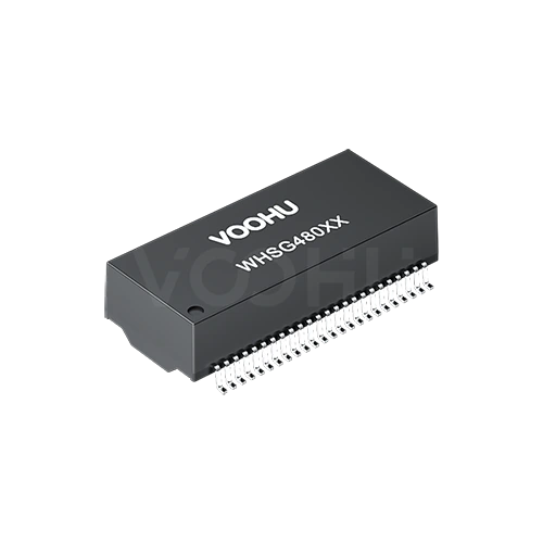WHSG48001G 双口 SMD 千兆 PIN48 non-PoE 以太网变压器