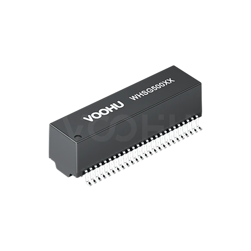 WHSG50002P1 1000 BASE-T 双口 50 PIN 4PPoE (up to 1200 mA) 以太网变压器