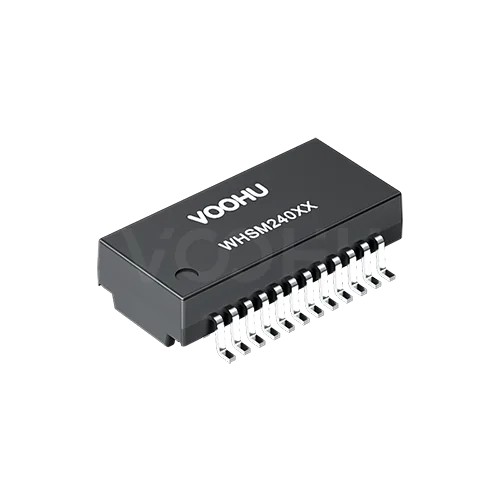 WHSM24002G 单口 SMD 10G PIN24 non-PoE 以太网变压器