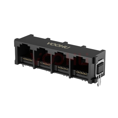 SYT52B488111101  90&deg; 侧面插入 5225  1X4 8P8C  无LED DIP RJ45