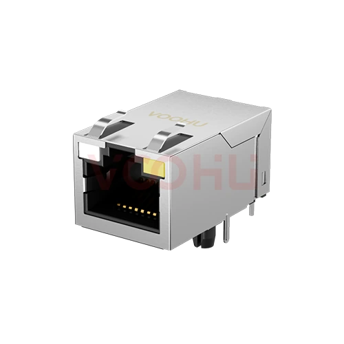 SYT311B478DF5A4DDBHN  90&deg; 侧面插入 1*1 开口朝上 100BASE  LED GO/Y DIP RJ45