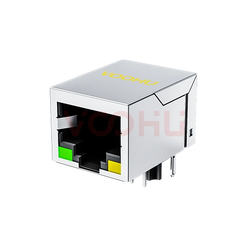 SYT111B608BA2A1DDJ 100BASE 1*1 RJ45网络接口  耐压3KV LED（左绿右黄）