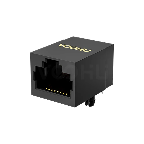SYT211B002IWA4D 90&deg; 侧面插入  1*1 开口朝上 10/100M DIP RJ45