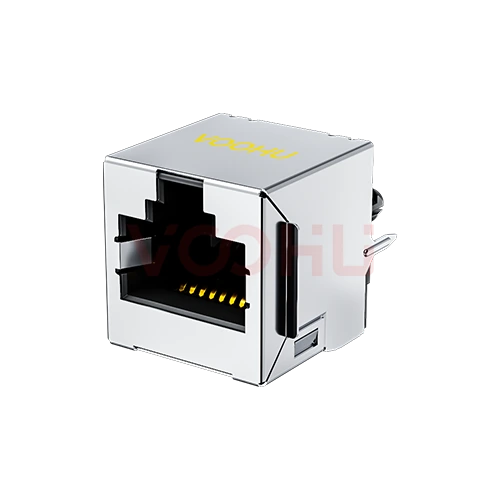 SYT5228E1118GWA1DB4078 180&deg;立式 1*1 开口朝上 无LED DIP RJ45