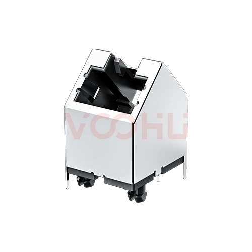SYT52C1188GWC1DB4008 45&deg;斜口 1*1 开口朝上 无LED DIP RJ45
