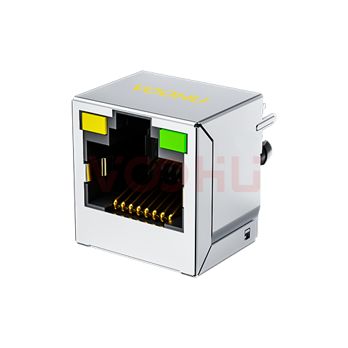 SYT52A1188AB1A6D1Y1143  1*1 DIP 180&deg;立式 开口朝上 LED 左黄右绿 RJ45