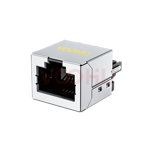 SYT52W1188GWA1DB9008 180&deg;焊线式 1*1 开口朝上 无LED DIP RJ45