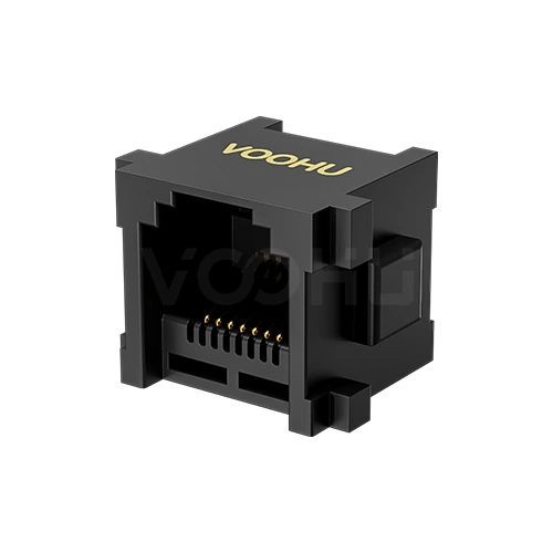 SYT52251188IWA1DY1095  180&deg;立式 1*1 开口朝上  无LED DIP RJ45