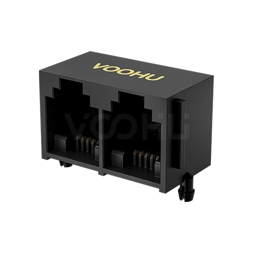 SYT5521E1264IWA1DY1017 90&deg; 侧面插入 1*2 开口朝上  无LED DIP RJ11