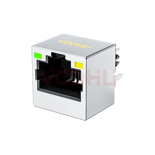 SYT52F1188AB2A1DB4078 180&deg;立式 1*1 开口朝上 G/Y DIP RJ45