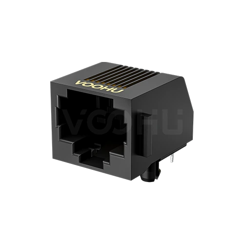 SYT5722E1188IWA1DB4 90&deg; 侧面插入 1*1 开口朝下 无LED DIP RJ45