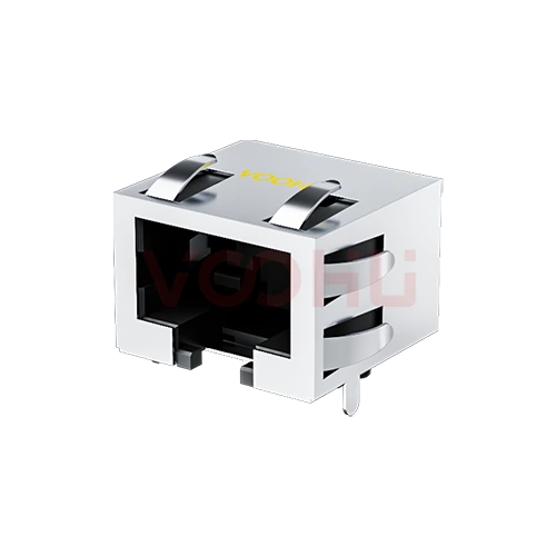 SYT60A1188HWA3DB4175 90&deg; 侧面插入 1*1 开口朝下 无LED DIP RJ45（低高度）