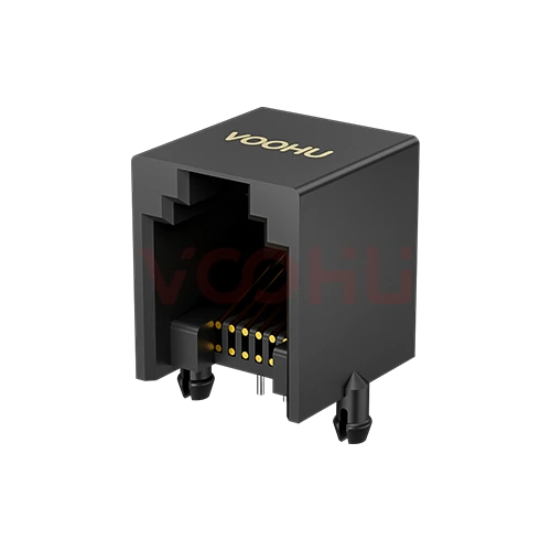 SYT55211166IWA1DY1017 90&deg; 侧面插入 1*1 开口朝上 无LED DIP RJ11