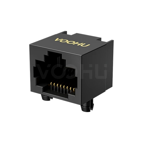 SYT561188IWA1DY128 90&deg; 侧面插入 1*1 开口朝上 无LED DIP RJ45