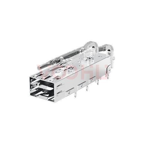 WH191R02SD3S02 5G 1 x 1 镀镍30u'' SFP连接器