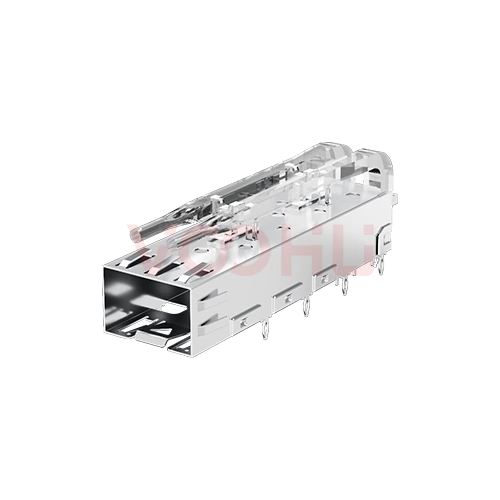 WH191G029DNS02 5G 1 x 1 镀镍30u'' 带导光柱 SFP连接器