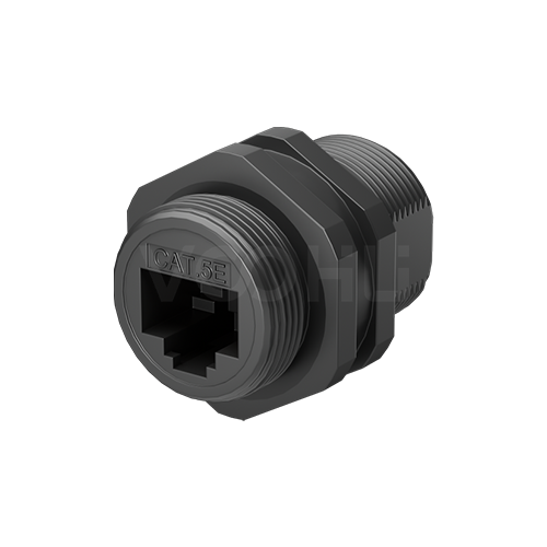 WHPMWRJ1065 全牙 180&deg; 8P8C F/F 额定电压300V 接触电阻MAX 5m&Omega; 防水RJ45