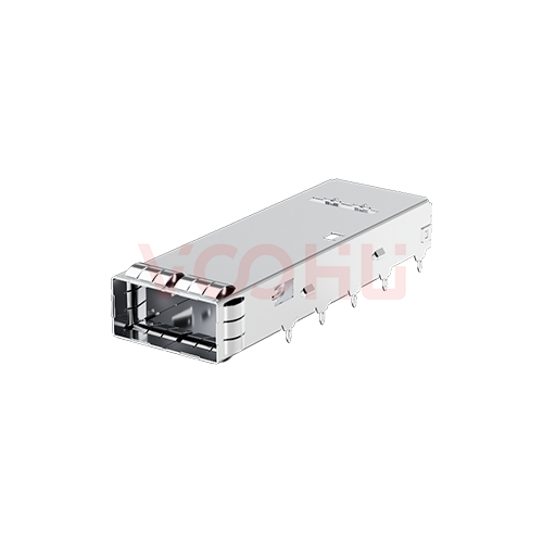 WH491U029D0S00 1 x 1 40G Press Fit	 QSFP+ 光纤笼子