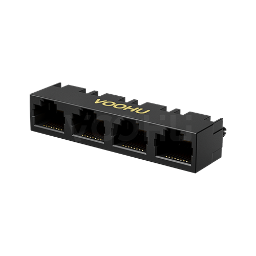 SYT52D1488IWA1DB1019  180&deg;立式  1*4  开口朝上  RJ45