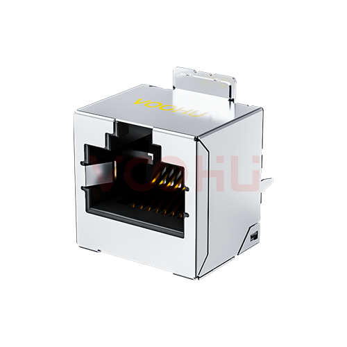 SYT52D1188GWA6SB1T2ML475  1*1 180&deg; 开口朝上 8P8C SMT RJ45