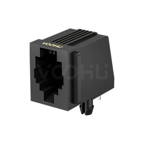 SYT5721E1144IWA1DB1006  1*1 4P4C 无灯全塑 RJ11