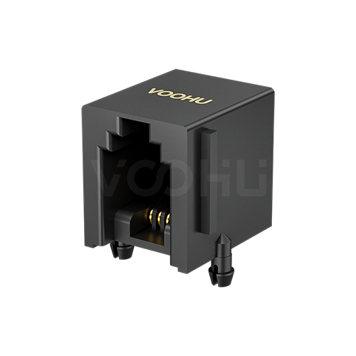 SYT5523E1144IWA1DY1006 4P4C 1*1 开口朝上  RJ11