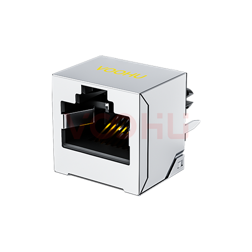 SYT52F1188GWA1DB6134  180&deg;立式  1*1 开口朝上 无LED DIP  RJ45