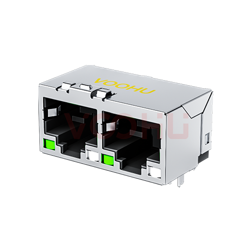 SYT56F1288AE6A2DB3359 90&deg; 侧面插入 1*2 开口朝下 G/GO DIP RJ45