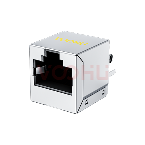 SYT52241188GWA1DY38022 180&deg;立式  1*1 开口朝上 无LED DIP  RJ45