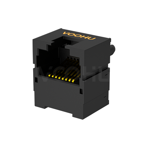 SYT511B035IWA4D12 180&deg;立式  1*1 开口向上 DIP RJ45
