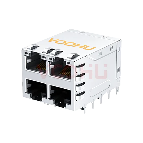 SYT22Q493HWA2DB1057 RJ45 90&deg; 2*2 10G 无灯 RJ45网络接口