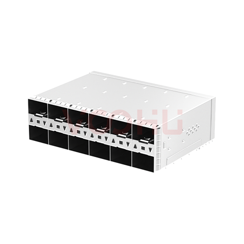 WH39HR01SDCS01 25G 2 x 6 散热孔 镀金15u'' SFP28 Cage+Connector