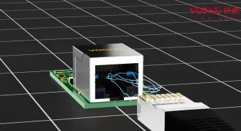 VOOHU沃虎RJ45机械结构选型：1&times;2、2&times;1、低高度与沉板接口的装配验证